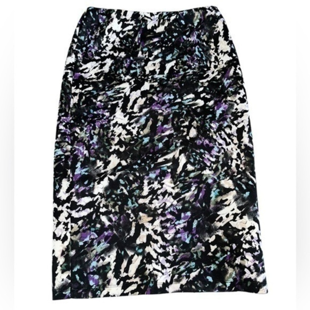 Mossimo-Women's Multicolor Pencil Stretchy Pull
Up Skirt Size Small